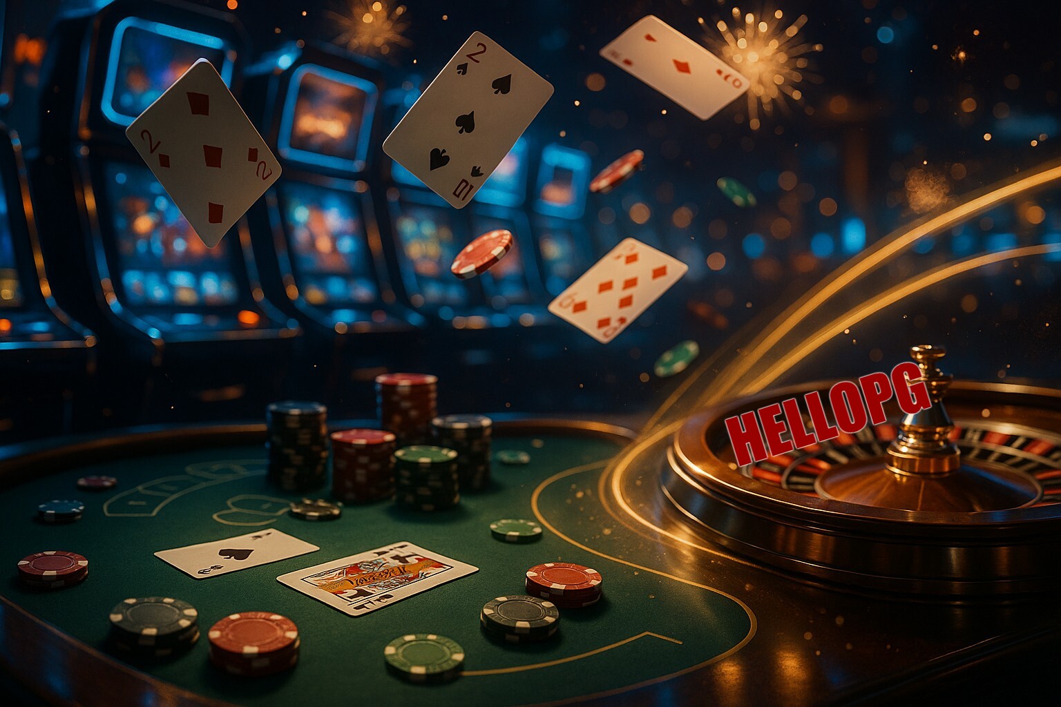 Jogos emocionantes no HELLOPG